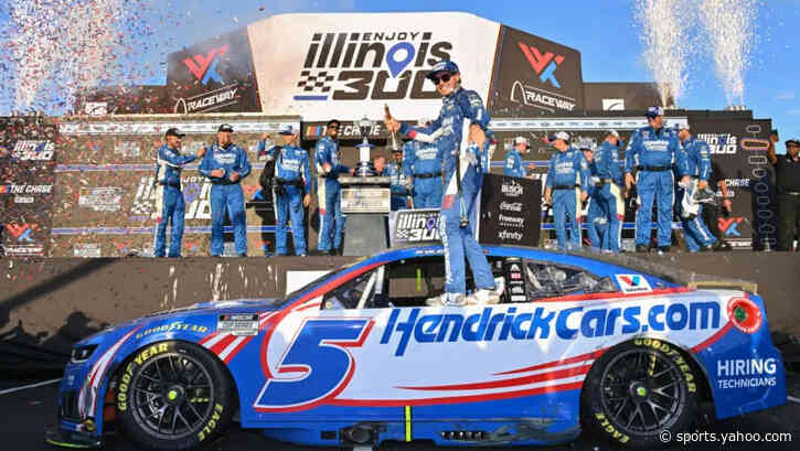 Hendrick Motorsports Takes Over Gateway as Kyle Larson Ends Long NASCAR Drought