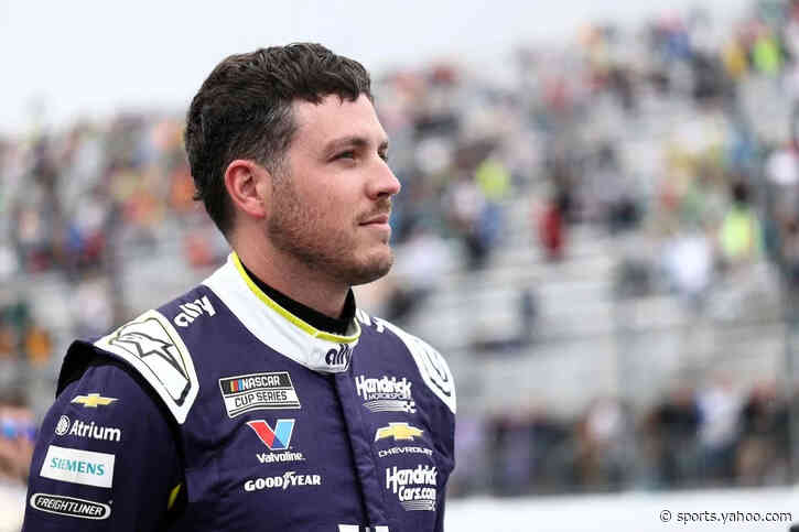 Emotional Alex Bowman remembers his dog Finn after runner-up finish: 'I lost my best friend'