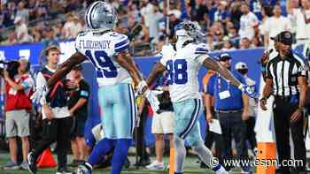 Follow live: Dak Prescott finds CeeDee Lamb to even score for Cowboys