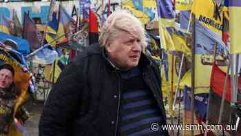 Boris Johnson’s train had just passed a Ukrainian station. Moments later, a Russian drone struck