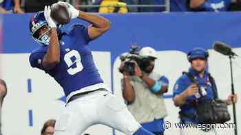 Follow live: Dart tallies third TD to keep Giants in front; Cowboys search for answers