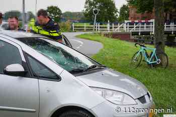 Fors ongeval op de N360 bij Garmerwolde