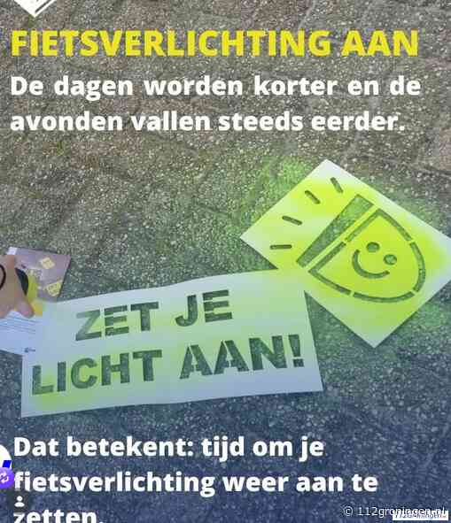 Licht aan……… Veilig thuiskomen!