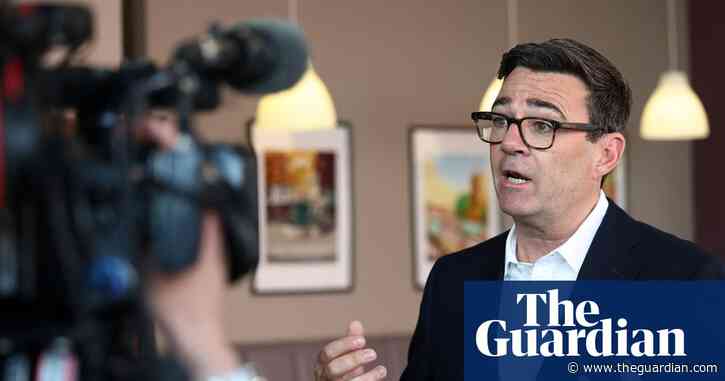 Andy Burnham to host entrepreneurs and local mayors at No 10 on Monday