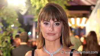 Penelope Cruz, 52, shows off her age-defying beauty in plunging black gown as she leads glamour at the TIFF Tribute Awards