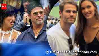 Ines attends US Open with Brad; ex-husband Paul attends with new wife
