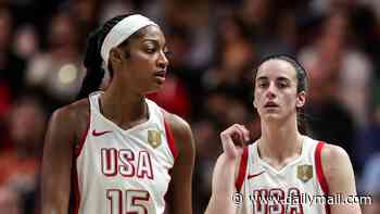 Toe-curling moment Caitlin Clark snaps back at reporter over Angel Reese question after USA wins gold
