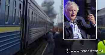 Boris Johnson ontsnapt aan Russische aanval op Oekraïens station, Trump haalt uit naar Kyiv