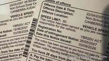 Aussie driver's shock as speeding fines from 2007 arrive nearly 20 years later: 'I've got no recollection'