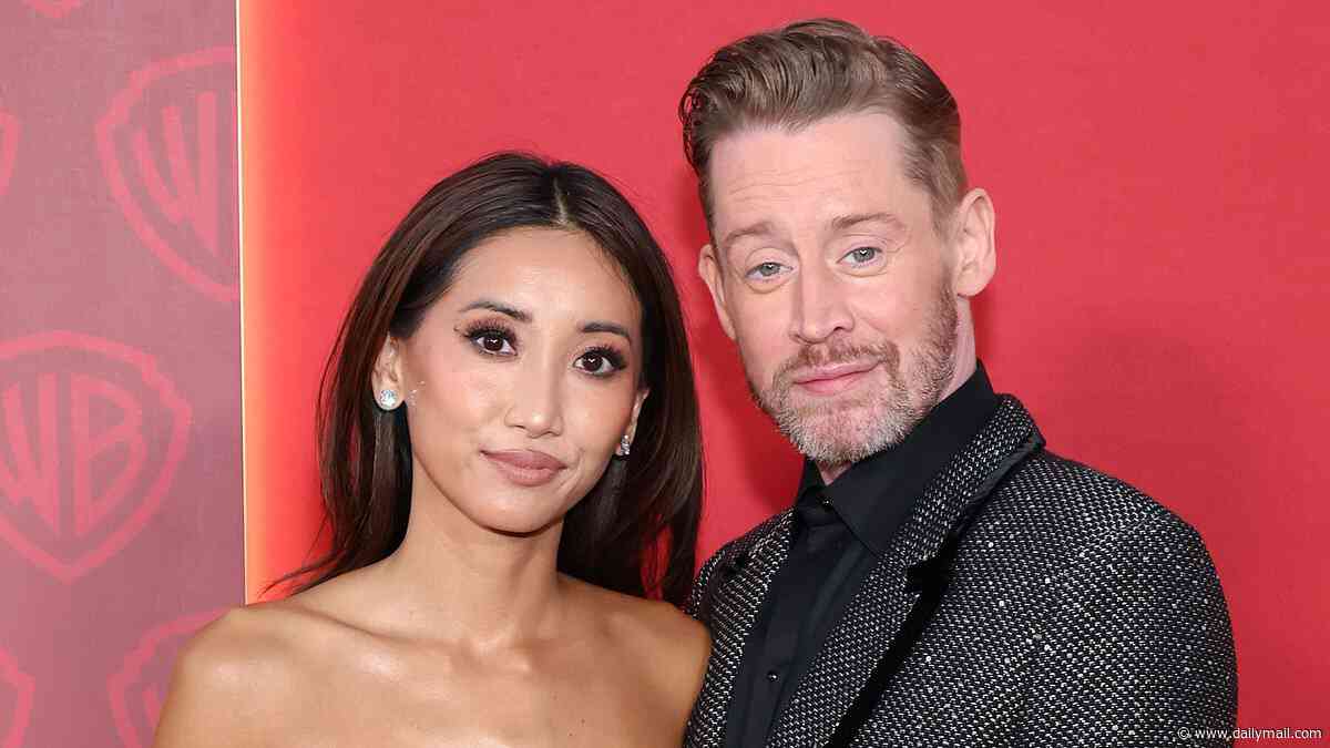 Macaulay Culkin and fiancee Brenda Song enjoy a glitzy date night at star-studded Primetime Emmy Nominees bash