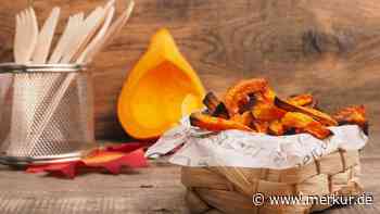 Überbackene Kürbis-Pommes aus der Heißluftfritteuse: Herbstsnack mit wenig Aufwand