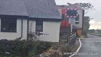The level crossing on major Welsh rail line where trains have to stop to check no one is coming