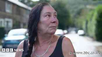 Distraught residents 'helpless' over mill fire