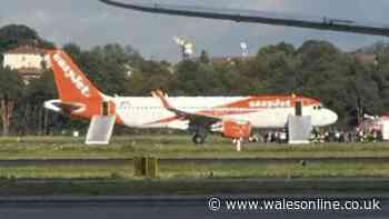 Passengers evacuated from easyJet flight after powerbank catches fire