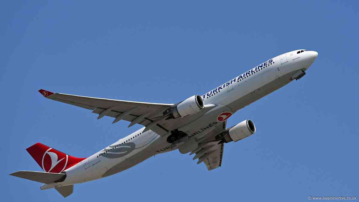 Terrifying moment Turkish Airlines flight 'starts to plummet' leaving passengers screaming