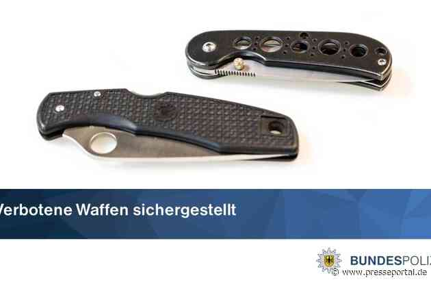 BPOLI LUD: Verbotene Waffen sichergestellt und Drogenfahrt untersagt