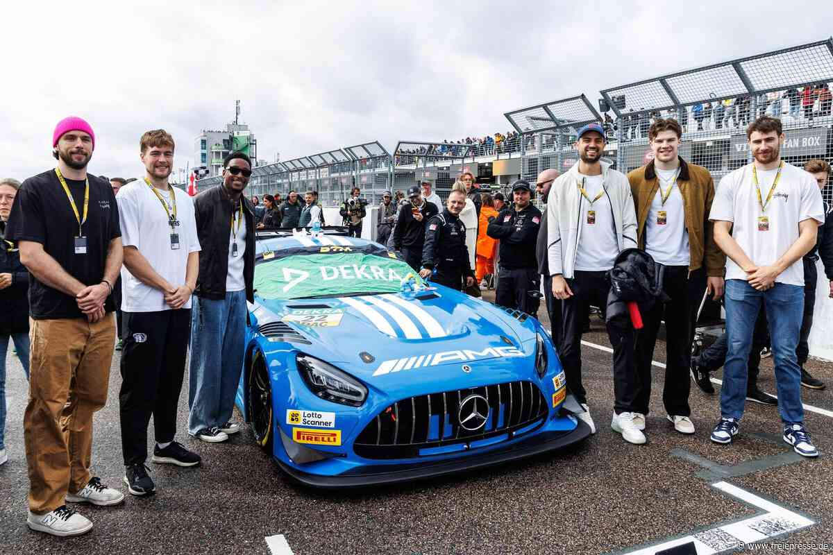 Basketball trifft Motorsport: Spieler der Niners Chemnitz zu Gast bei der DTM