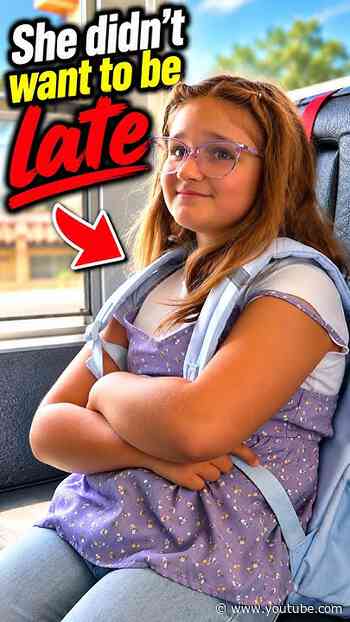 She didn’t want to be late, so she got into a Stranger’s Bus 😱 #Parenting #Safety #Educational