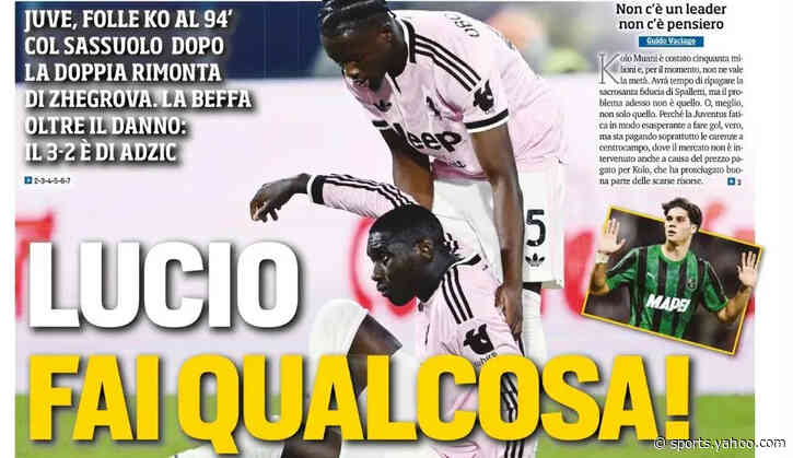 Today’s Papers – Juventus madness, Spalletti do something