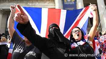 Protester, 76, who went to Portsmouth anti-immigration demo wearing a niqab is charged with concealing his identity