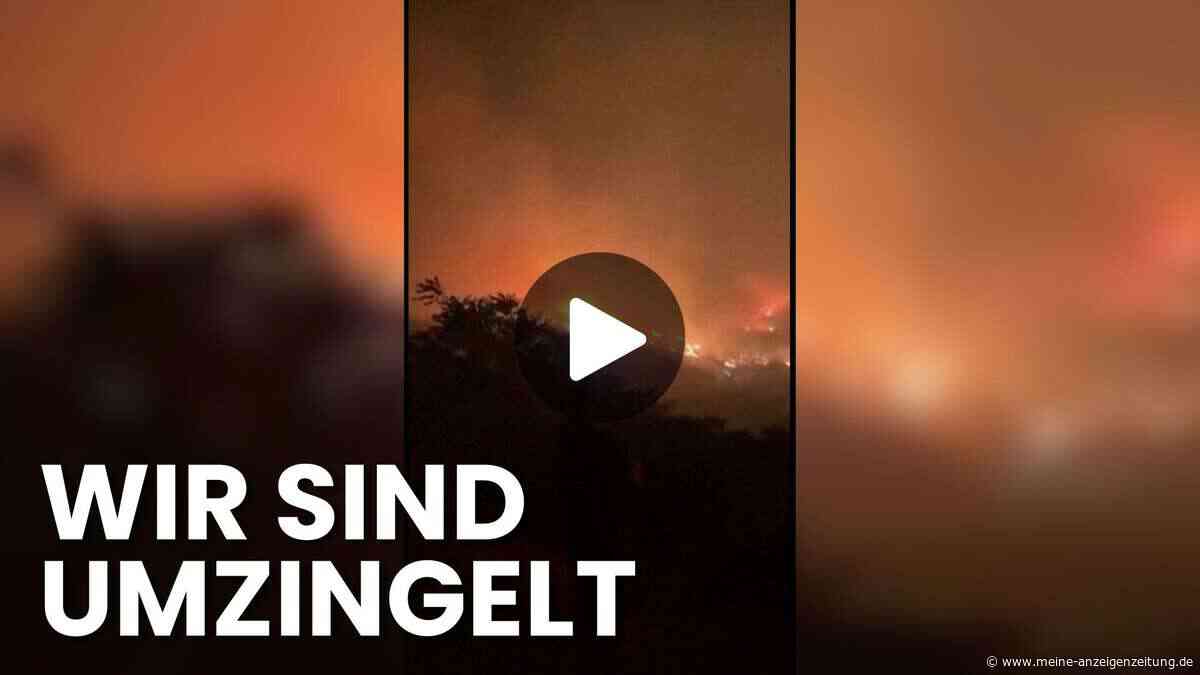 Waldbrand in Kroatien: Video zeigt Flammen auf Ferieninsel Brač