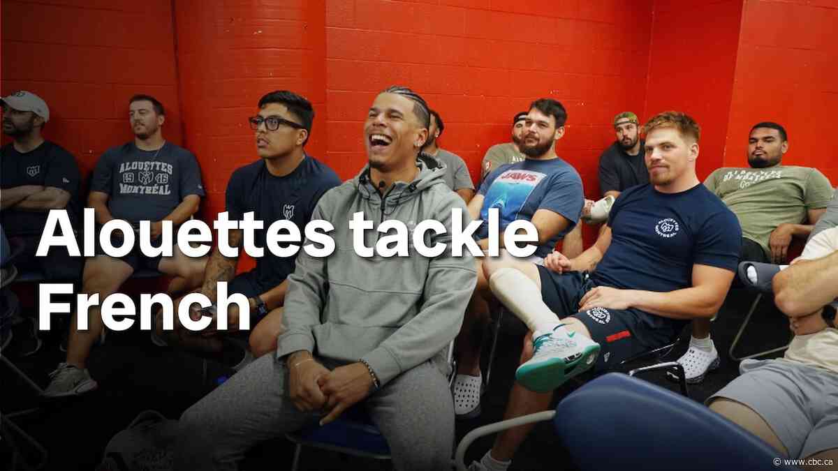 How learning French is helping Montreal Alouettes players bond as a team