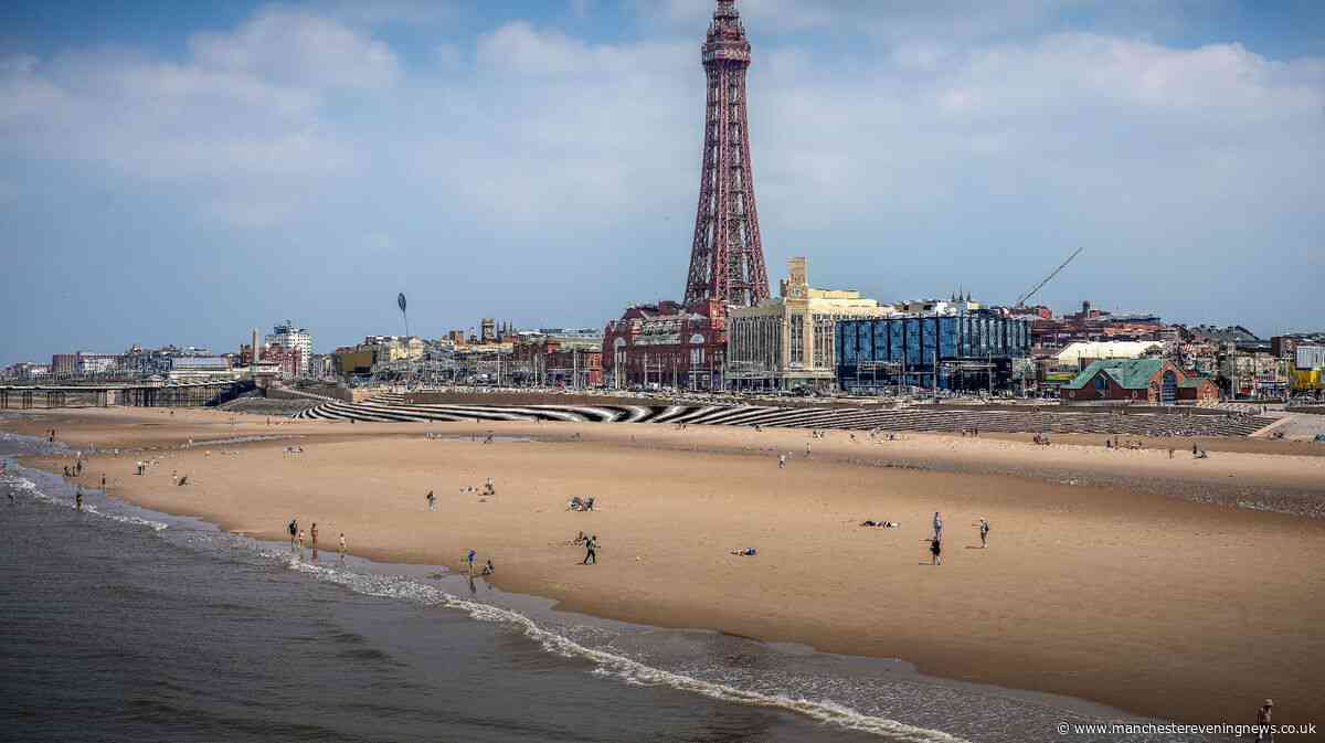 Emergency services descend on Blackpool beach in scenes just 'minutes from disaster'