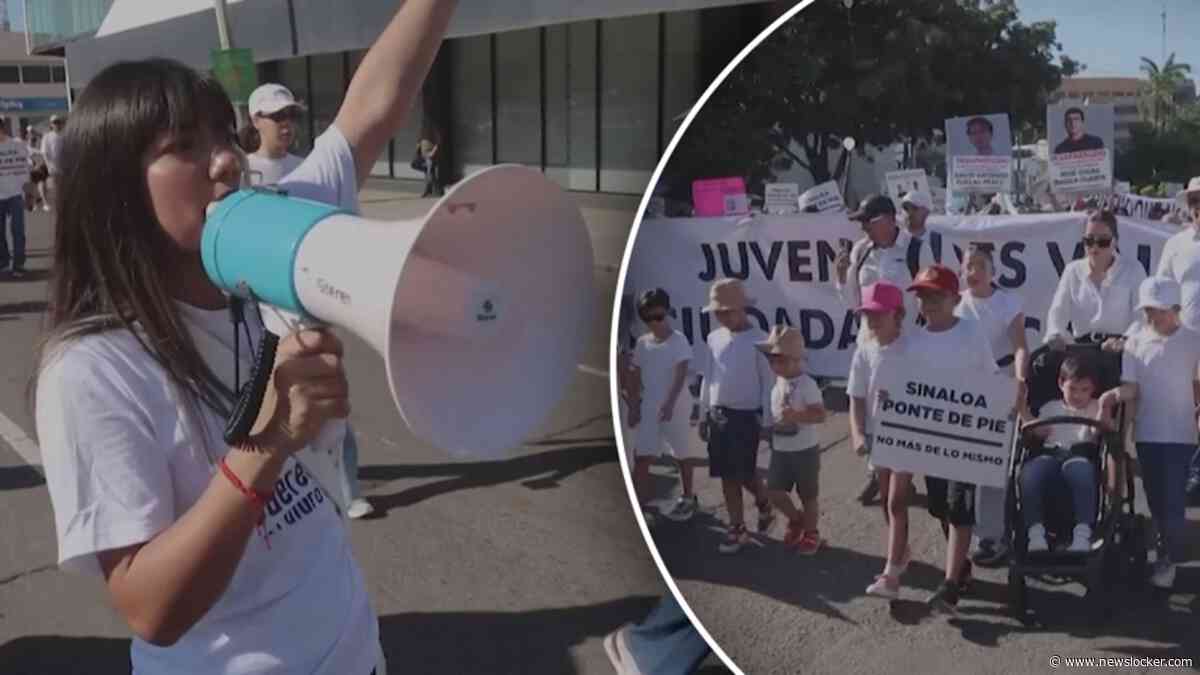 Mensen massaal de straat op in Mexico tegen bendegeweld: ‘Wij willen vrede’