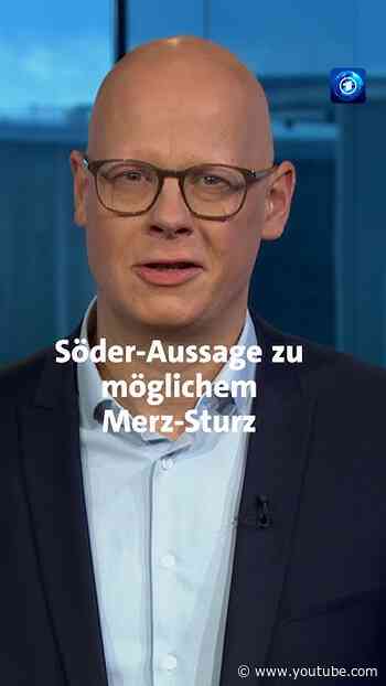 Söder-Aussage zu möglichem Merz-Sturz #Nachrichten #news #tagesschau #merz #söder