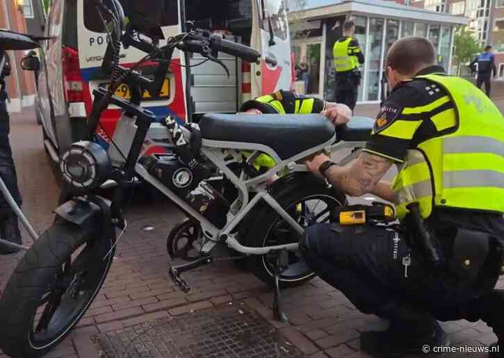 Fatbike aangetroffen die 80 kilometer per uur kan rijden tijdens politiecontrole