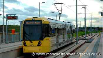 Metrolink trams stopped near Manchester Airport after crash with no services running