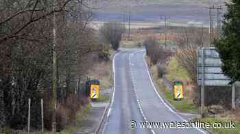 Three taken to hospital after crash on Rhondda mountain road
