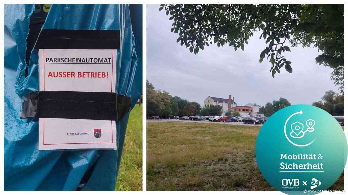 Automat im Müllbeutel: Wann kommt die Parkgebühr am Bad Aiblinger Volksfestplatz?