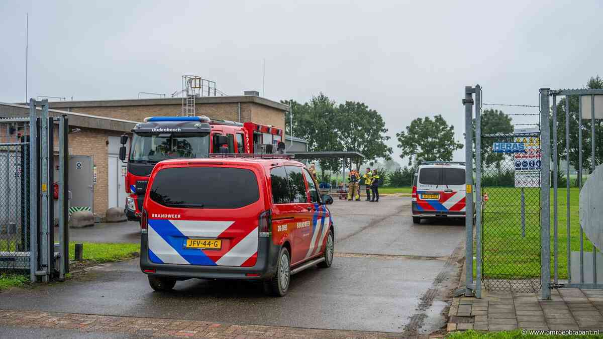 Ruwe aardolie gelekt bij pompstation in Hoeven, druk van leiding gehaald