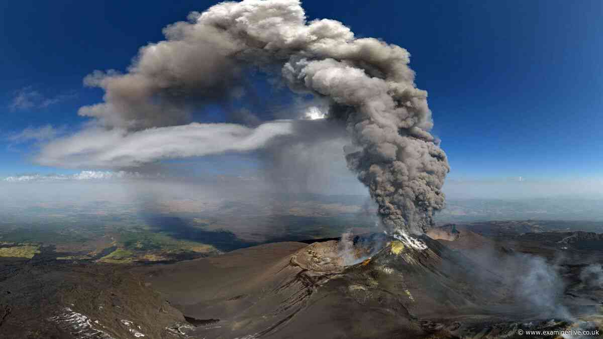 Flights cancelled as volcano erupts at holiday hotspot causing travel chaos