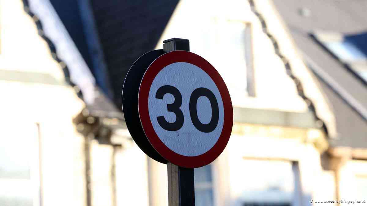 New 30mph speed limit on main Coventry road as part of cycleway works