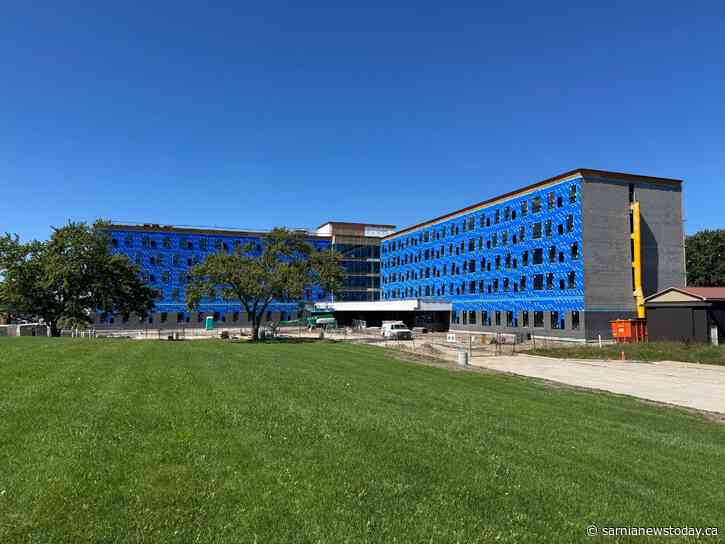 Construction moves indoors as Lambton College residence reaches key watertight phase