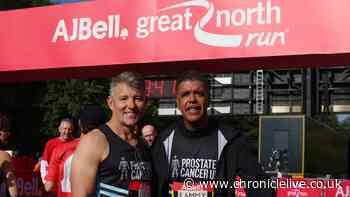 Every celebrity runner's time for Great North Run 2026 including Ben Shephard and Chris Kamara