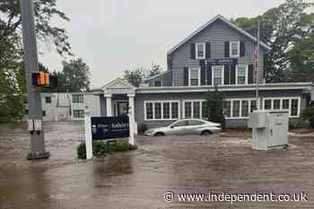 Drenching rains bring flash flooding across coastal Connecticut, New York and New Jersey