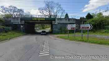 Woman hurt after car crashed into bridge near Dobbies as police close road