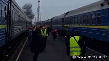 Russische Drohne trifft Passagierzug nahe polnischer Grenze