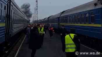 Russische Drohne trifft Passagierzug nahe polnischer Grenze