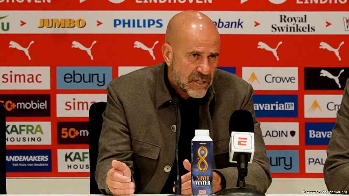 Bosz ziet balende wisselspeler bij PSV: 'Hij had het er heel moeilijk mee zag ik'