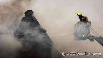 Four people including two children rescued from house fire in Maidstone