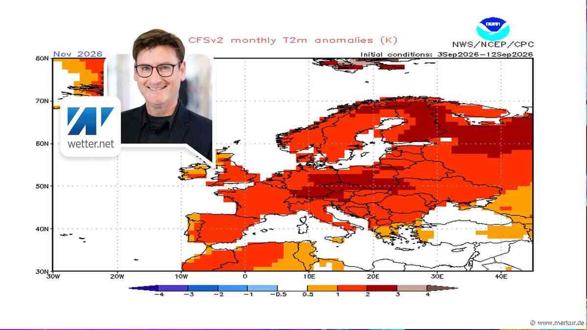 Viel zu warmes Wetter geht weiter: Jetzt leuchtet sogar November-Prognose rot auf