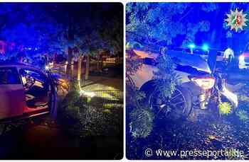 POL-OB: Schwarzer Mercedes flüchtet nach Verkehrsunfall - Zeugen gesucht