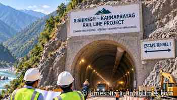 Char Dham rail boost: Rishikesh-Karnprayag line hits 41 tunnel breakthroughs
