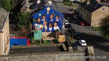 Huge mural at Huddersfield school celebrating 'kind and resilient' pupils