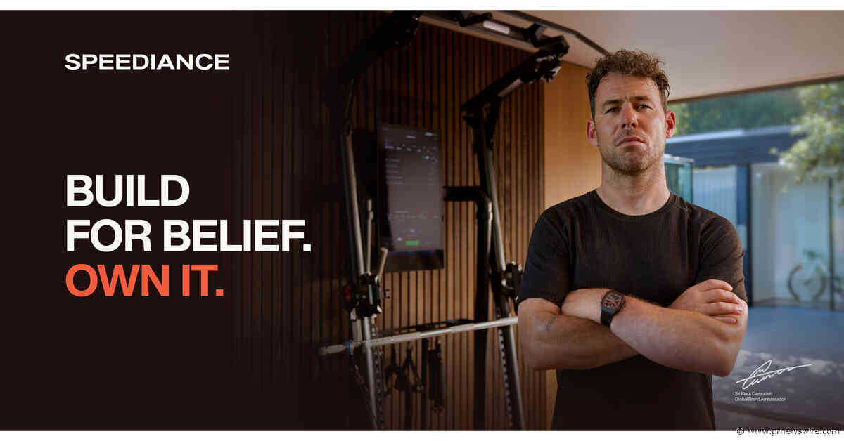 Speediance Names Cycling Legend Sir Mark Cavendish KBE Brand Ambassador and Launches "Build for Belief"