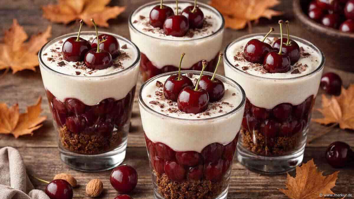 Schwarzwälder-Kirschtorte im Glas: kein Backen, vegan und in weniger als 15 Minuten fertig